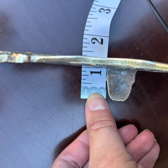 Vintage Brass Farmer and Horse Plow Figurine Rustic Mantel Display Country Farm - Picture 15 of 15